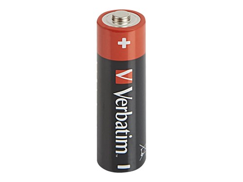 NEW PILE Verbatim batterie - 4 x AA / LR6 - Alcaline *BOITE/10*