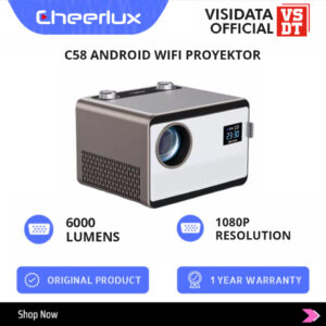 VIDEOPROJ. CHEERLUX C58 Mini Projecteur FHD 700lu HDMI/USB Andr13
