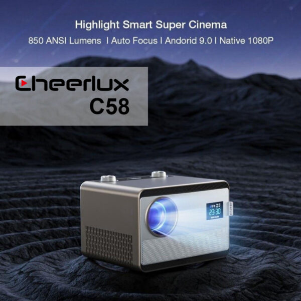 VIDEOPROJ. CHEERLUX C58 Mini Projecteur FHD 700lu HDMI/USB Andr13