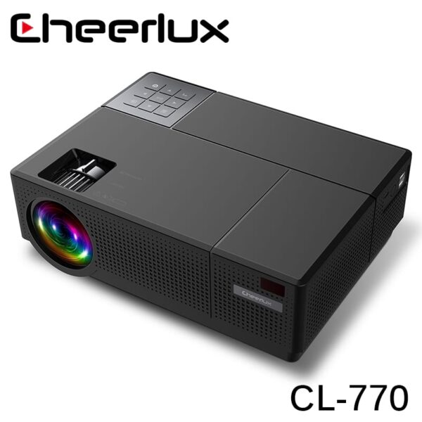 VIDEOPROJ. CHEERLUX CL770 Projecteur FHD 650lu WiFi6 HDMI/AV Android