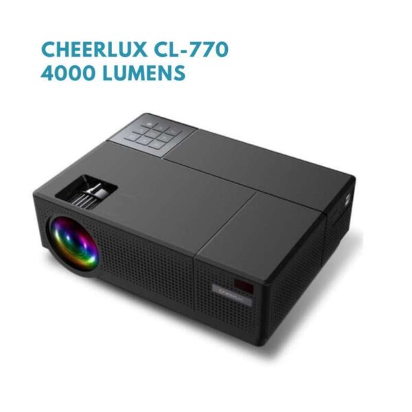 VIDEOPROJ. CHEERLUX CL770 Projecteur FHD 650lu WiFi6 HDMI/AV Android