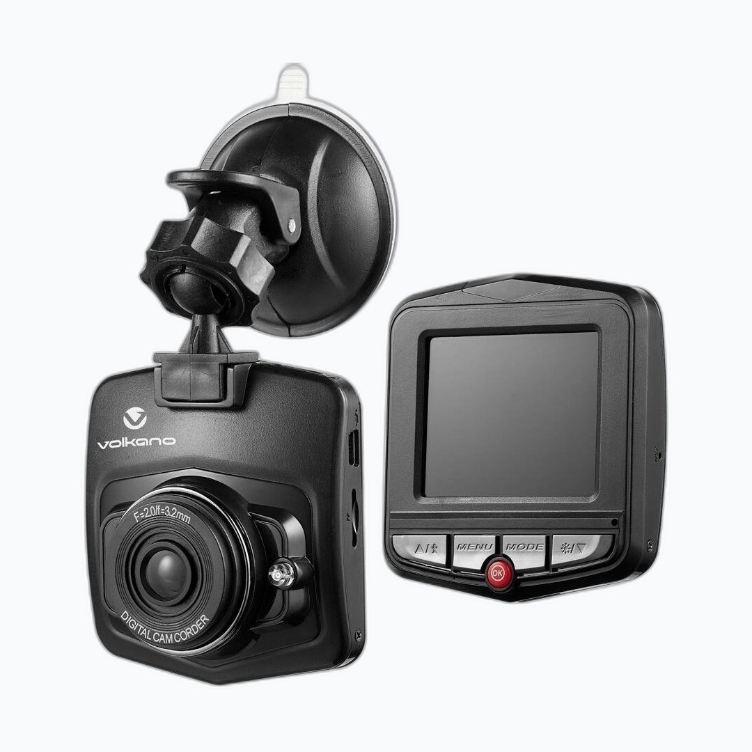 VOLKANO VK-10021-BK TREK Series DASH CAM HD LCD 2,2 Noir