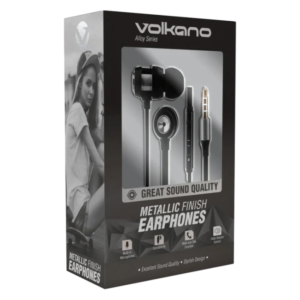 VOLKANO VK-1007-GD ÉCOUTEUR METALLIQUE SERIE ALLIAGE-SILVER