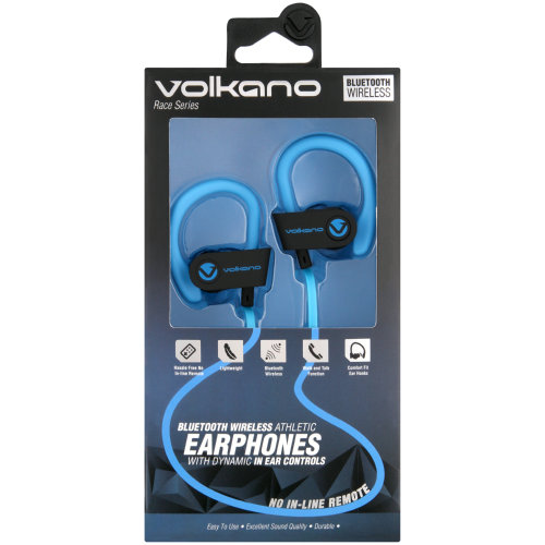 VOLKANO VK-1008 BKGN Race Bluetooth Sport écouteurs-noir/Vert
