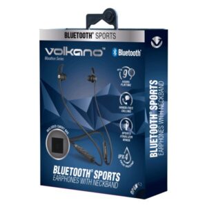 VOLKANO VK-1101-BK Marathon OREILLETTES SPORT IPX4 BLUETOOTH