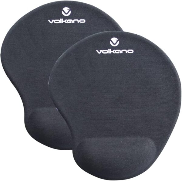 VOLKANO VK-20009-BK- TAPIS SOURIS CONFORT GEL REPOSE POIGNET * NOIR