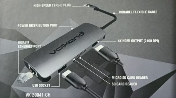 VOLKANO VK-20041-CH Dock Station USB-C