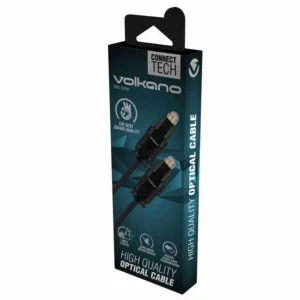 VOLKANO VK-20148-BK Cable OPTIQUE Toslink 2.0m BLACK