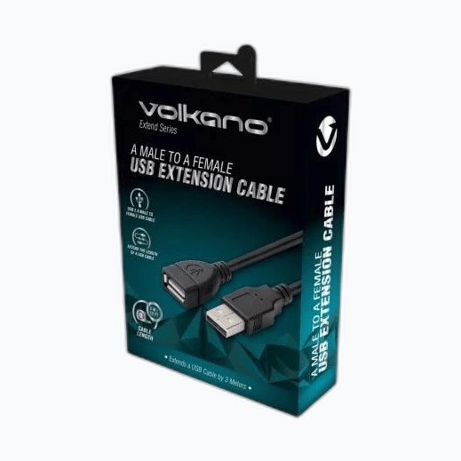 VOLKANO VK-20186 Câble d’extension USB série Extend 3m