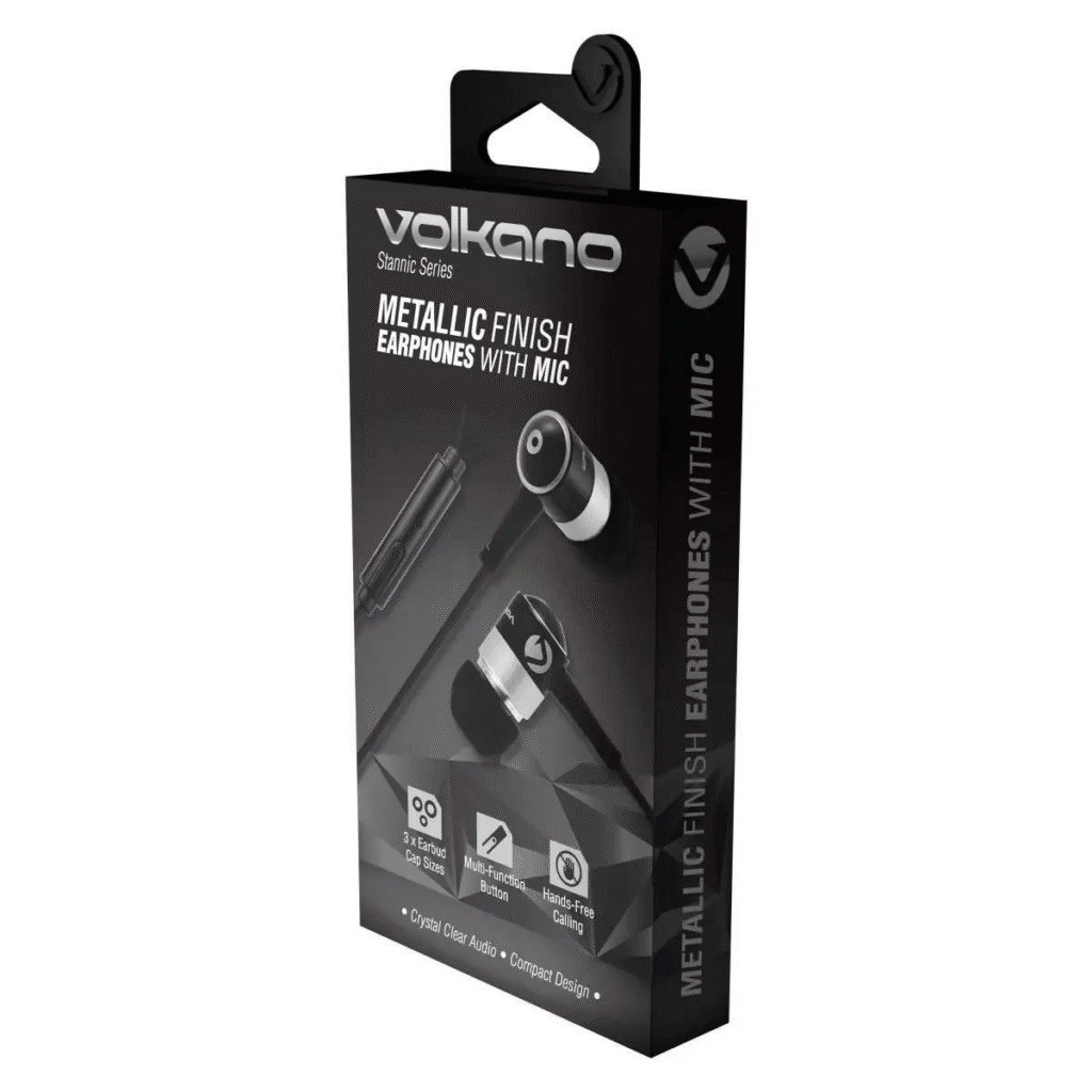 VOLKANO VSN202-RED V2 STANNIC ECOUTEURS filaires INTRA +Micro *RED