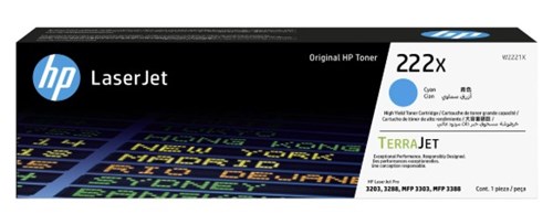 TONER HP 222X Cyan 2500 pages