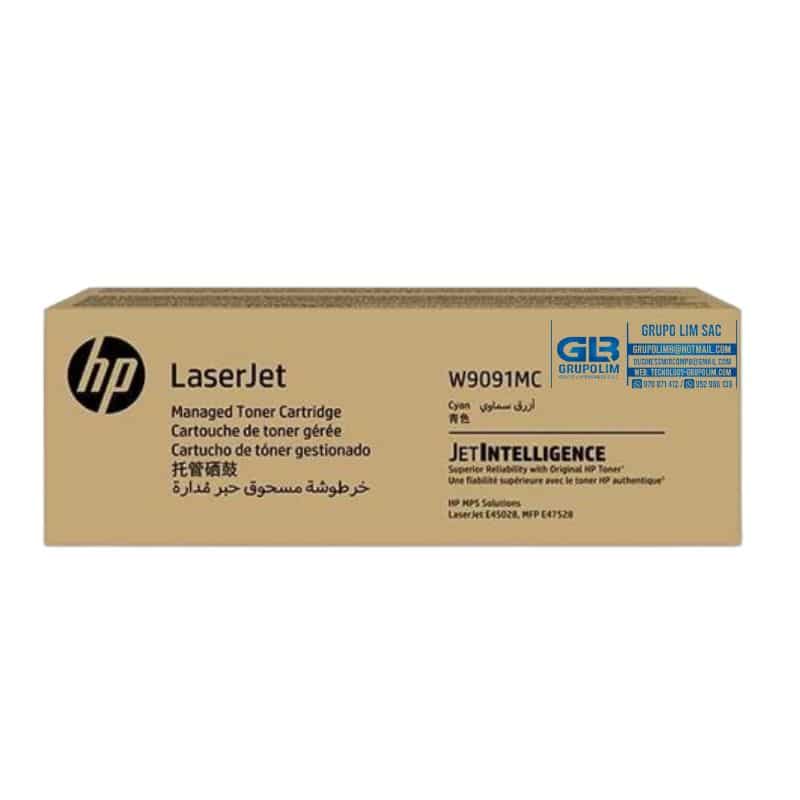 ** MPS ** HP W9091MC Toner Cyan - 6900 pages -E450** - E475**