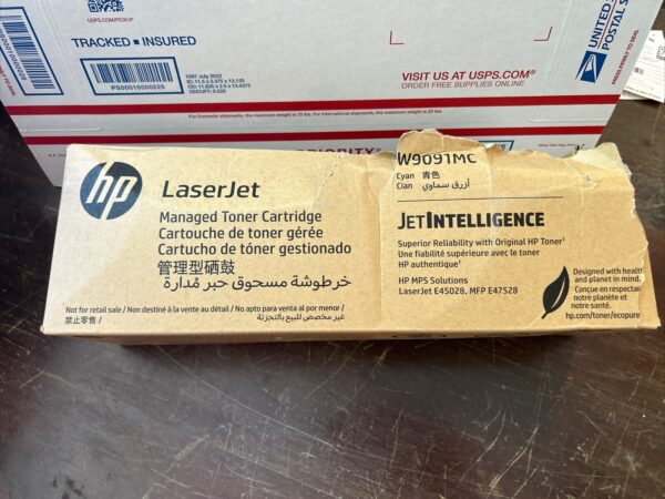 ** MPS ** HP W9091MC Toner Cyan - 6900 pages -E450** - E475**