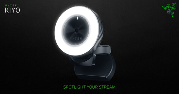 RAZER Kiyo Webcam FHD Streaming 1080p/30fps avec éclairage