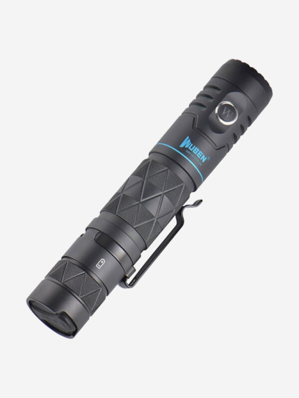 WUBEN E12R Lampe TORCHE 1200lu PowerBank 3100mAh IP68 * Noir