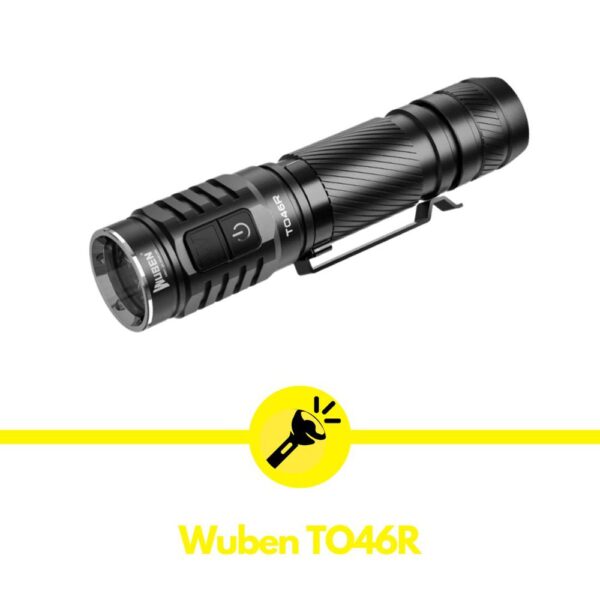 WUBEN TO46R Lampe TORCHE 1300lu 135m rechargeable IPX8