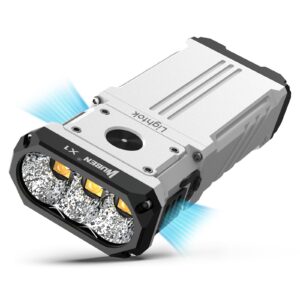 WUBEN X1-Lampe de poche rechargeable 12000 Lumens