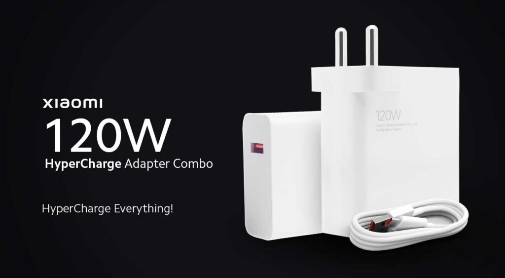 XIAOMI HyperCharge CHARGEUR mural 120W +câble USB-C * Blanc