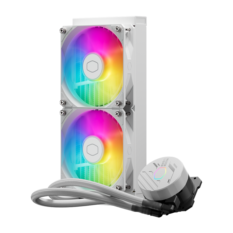 VENTIRAD COOLER MASTER MasterLiquid 240L Core ARGB Blanc