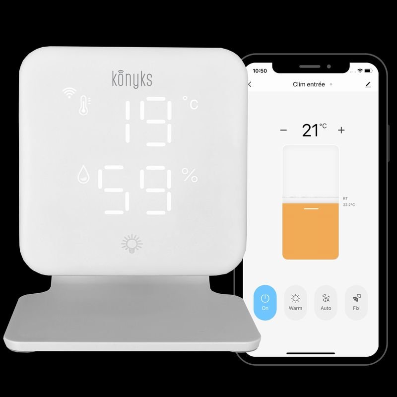 KONYKS CLIMPAC-Thermostat connecté pour Climatisations et PAC Air Air