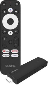 STRONG LEAP-AIR TV Stick 4K/UHD WiFi +Télec. AndroïdTV * Noir #FV