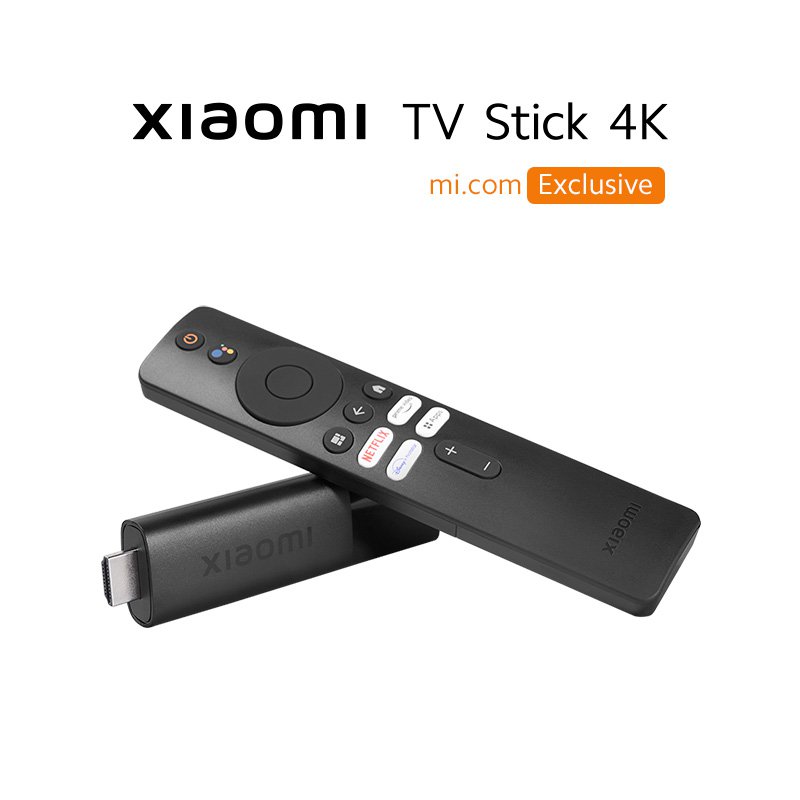 XIAOMI Mi TV Stick 4K HDMI WiFi +Téléc. AndroïdTV * MDZ-27-EU Noir