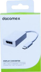 DACOMEX ADAPTATEUR USB-C (M) vers DisplayPort (F) 1.2 * 194008 127584