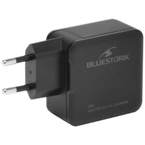 BLUESTORK BS-PW-30-CA PD Chargeur 30W Port USB-C/USB-A-Blanc