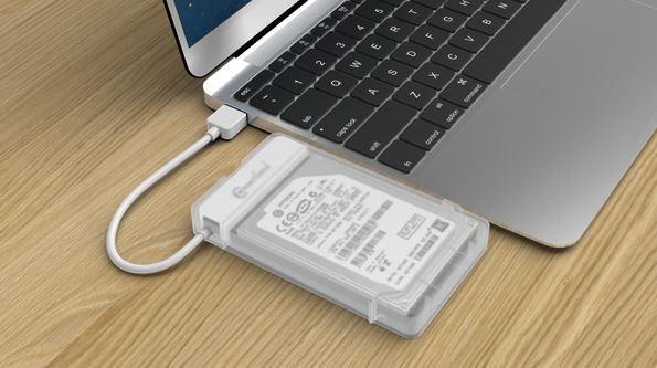 CONNECTLAND Boîtier EXT. USB3.1 pour HDD 2,5 SATA Transpar * 1908098