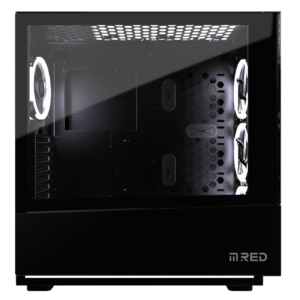 BOITIER M.RED ELITE BLACK Rainbow ARGB MR-006 MT/ATX sans Alim.