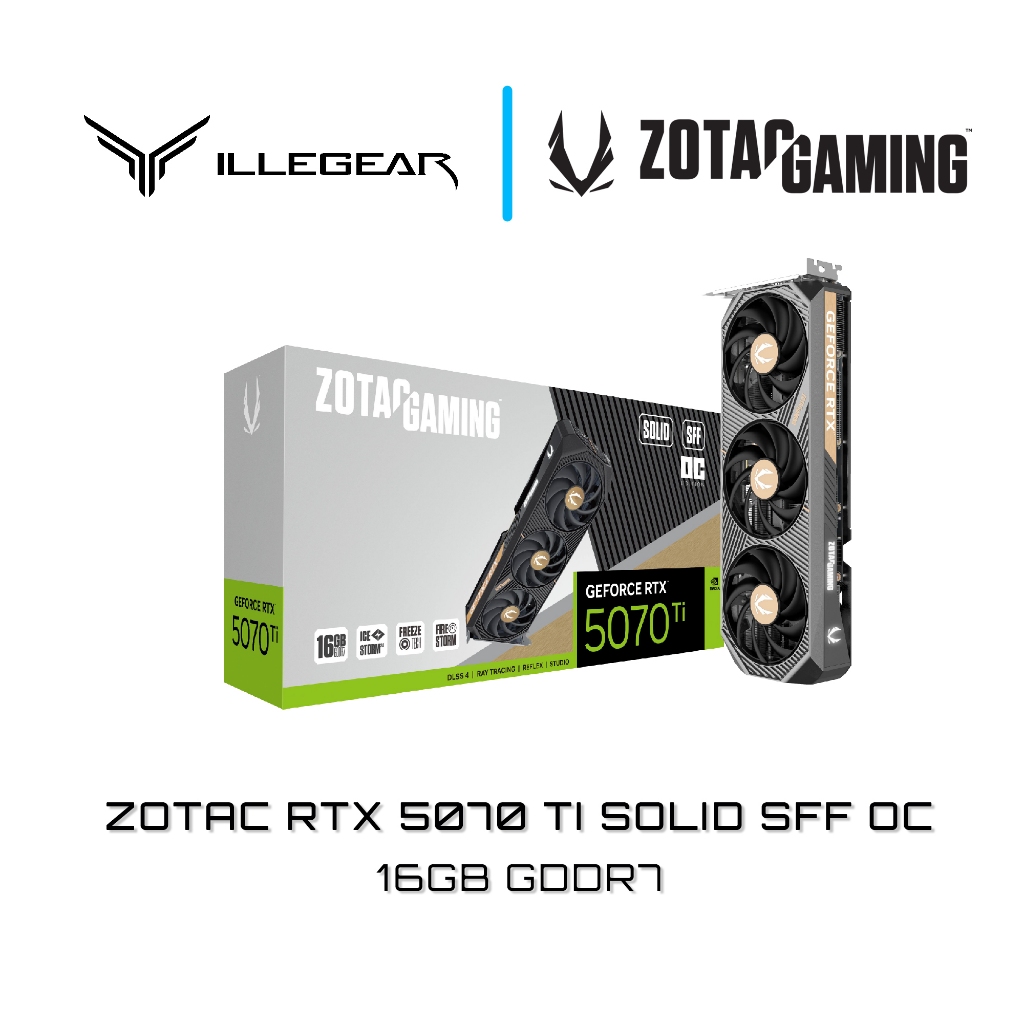 CV Zotac Gaming GeForce RTX5070 Ti Solid SFF OC * ZT-B50710J3-10P
