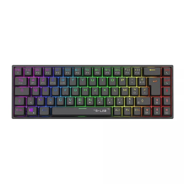 THE G-LAB KEYZ TITAN B WL/FR CLAVIER GAMING MECANIQUE RGB 65% 3 mode