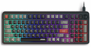 CLAVIER MSI FORGE GK110 GAMING RGB filaire USB * Noir