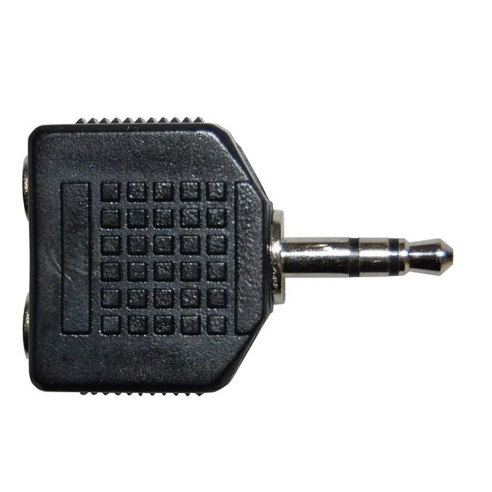 D2 - ADATAPTEUR JACK 3.5mm (M)>2xJACK (F) 0.20cm pour Casque -Micro