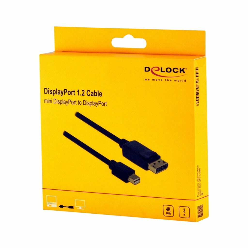 DeLOCK - CABLE Mini-DP (M) vers DisplayPort (M) 3m * 82699