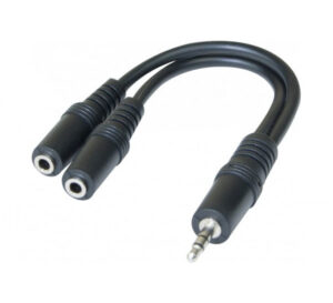 CABLE DOUBLEUR JACK 3,5mm F/F/M ST 15CM * 720129