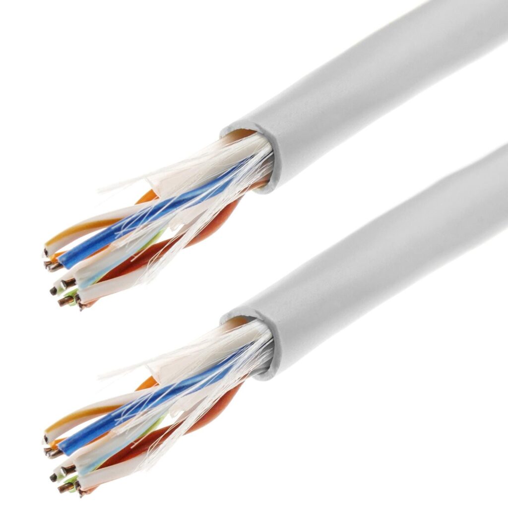 ROULEAU DE CABLE RESEAU UTP CAT.6 24AWG/4p. OUT.CCA 100M [ZG-C6O1002]