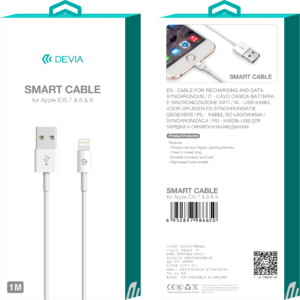 DEVIA Smart Series Cable For Lightning (5V 2A,1M)