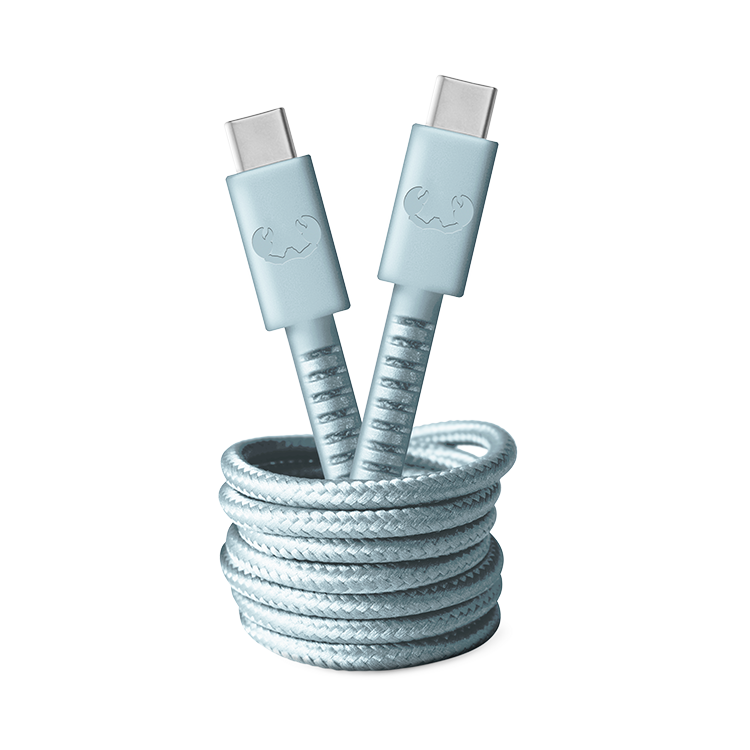 FRESH N REBEL - FlexWave Silicone Braided USB-A vers USB-C 2m *DGreen