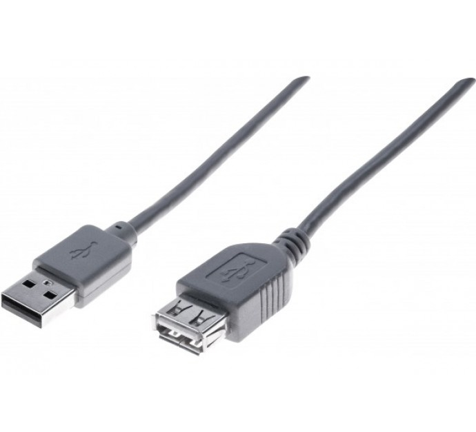 Rallonge USB2.0 Type-A/A Grise 3m * 532414