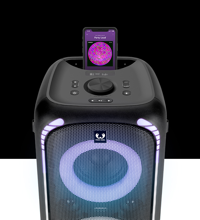 FRESH N REBEL - Party Loud L Wireless BTO Party speaker +Trolley 640W