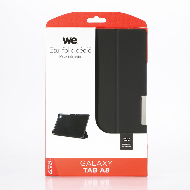 WE - ETUI Book Cover Tab A8 10.5 (2021) - Noir
