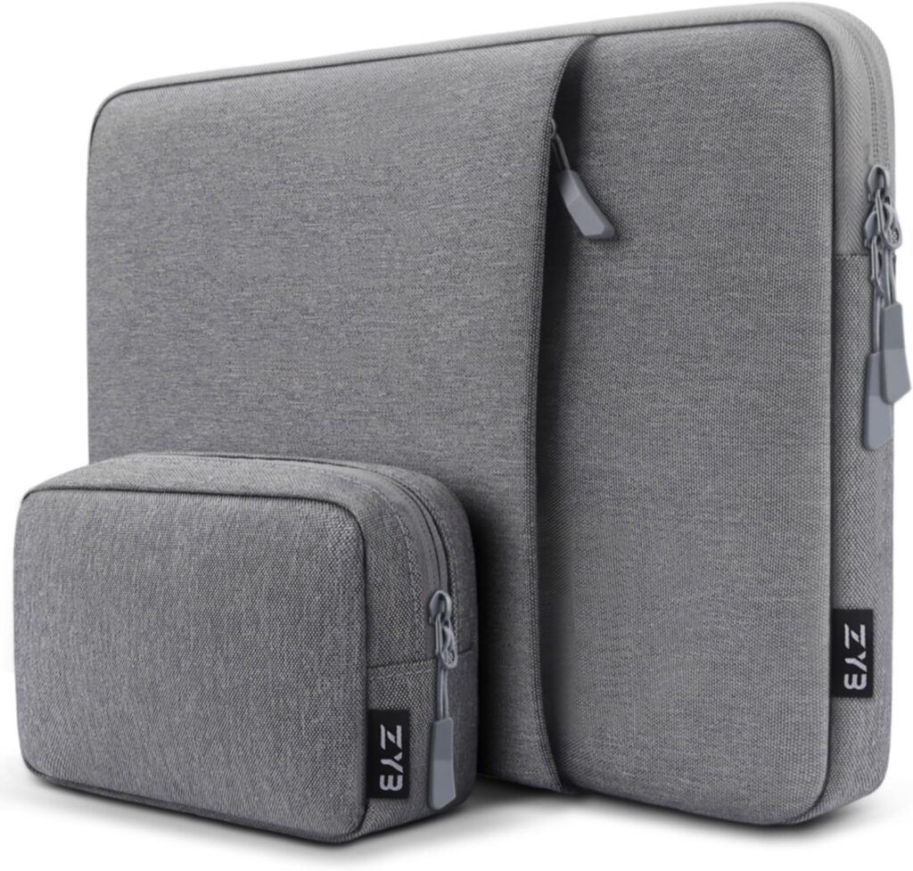 WE - HOUSSE sleeve Portable 17,3'' antichoc/antivol * Beige/Gris
