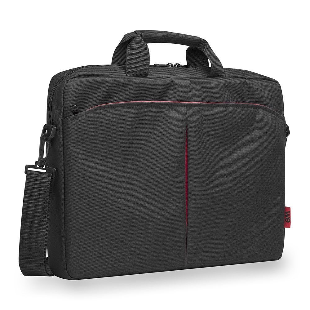 WE - SACOCHE CLASSIC pour PORTABLE 15-16 * Noir/Rouge