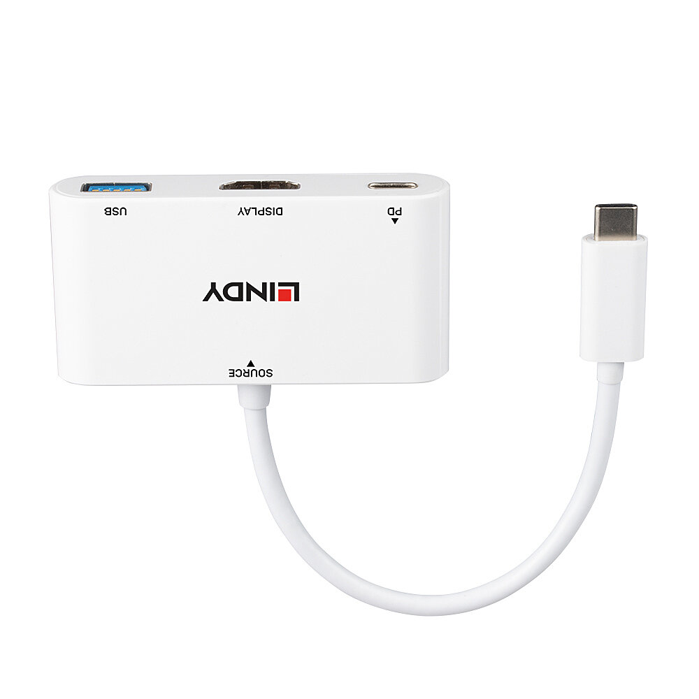 LINDY Dock Convertisseur USB-C PD 100W avec HDMI/USB-A * 43340
