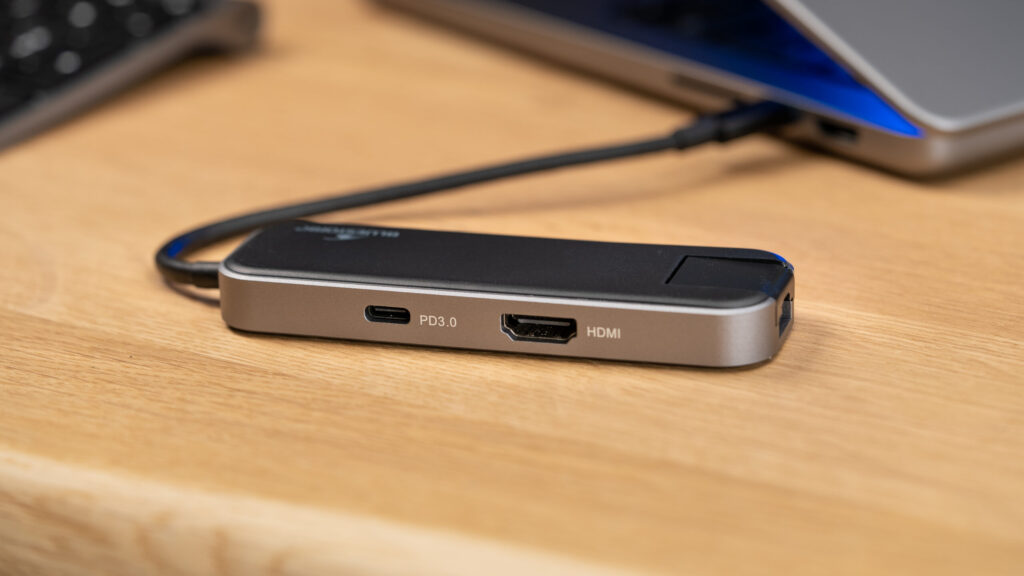 BLUESTORK HUB-MINI USB-C/A vers HDMI/3xUSB2.0 pour PC