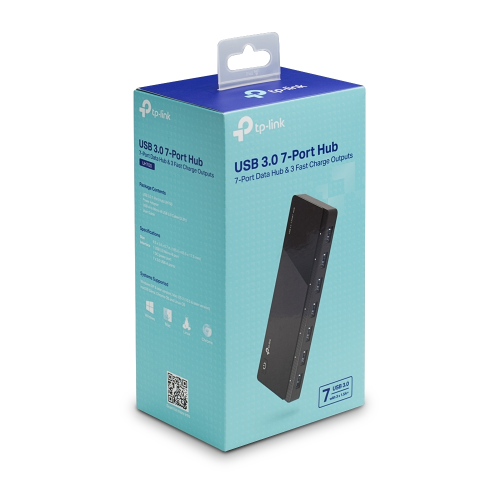 TP-LINK UH700 * HUB USB3.0 7 ports Compact 5Gbps