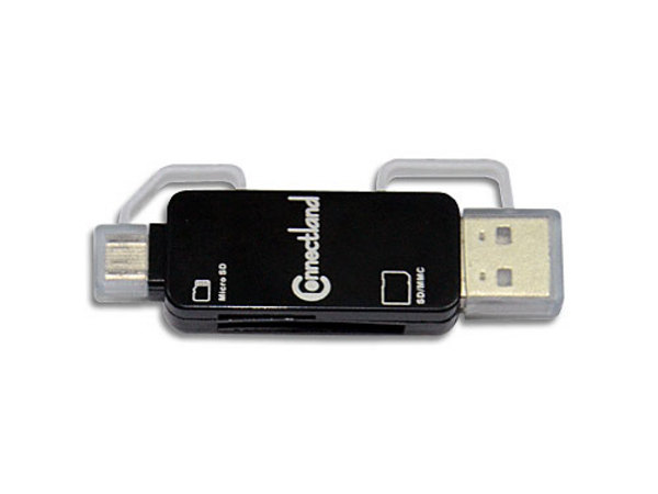 CONNECTLAND Lecteur de CARTES USB2.0 * GC-809-BK-OTG 3601084