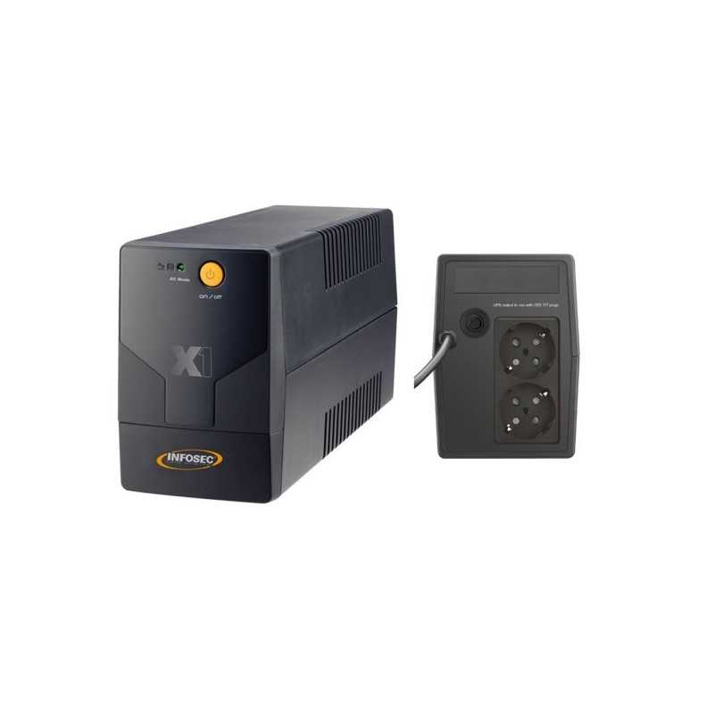 INFOSEC X1+700 FR ONDULEUR LINE INTERACTIVE 700VA - 2 PRISES FR