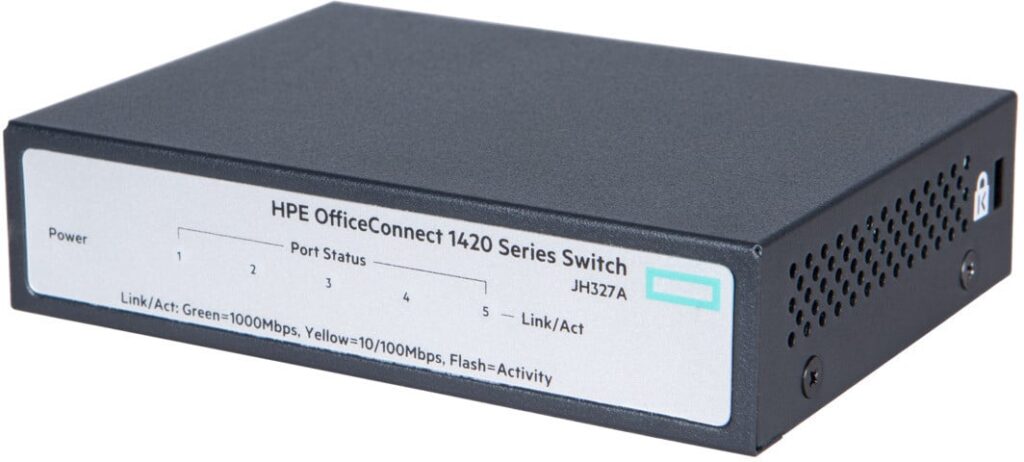 HP Switch 1420-5G 5xGbL Non-géré [JH327A]